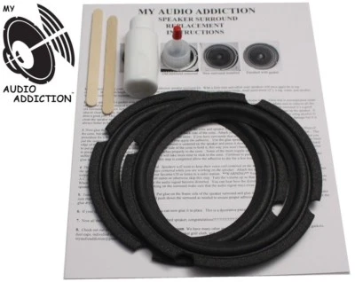 Kit de reparación envolvente de altavoces de espuma para JBL TLX 121 6,5"!!!!!!!!! Foto 1 de 2