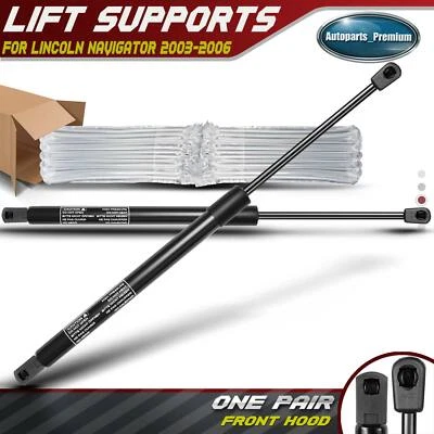 2 стойки амортизаторов для подъема переднего капота для внедорожника Lincoln Navigator 2003-2006 годов выпуска - Изображение 1 из 4
