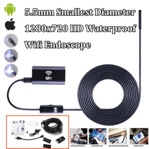 5.5MM Smallest Wifi Inspection Camera Endoscope for Car Repair Sewer Pipe iPhone - Picture 1 of 8