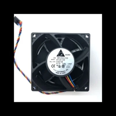 Delta Electronics DC12V 2.50A 92x38mm DC Brushless Fan AFC0912DE Dell U4218 - Image 1 of 3
