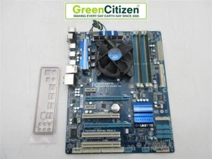 Gigabyte GA-P55-USB3 Intel Core i5-750 2.67GHz 2GB RAM LGA1156 ATX Motherboard - Picture 1 of 11