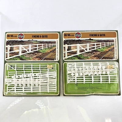 Kit de modelo de cercas y puertas ferroviarias AIRFIX OO/HO accesorios en tierra JUEGO DE 2 Foto 1 de 4