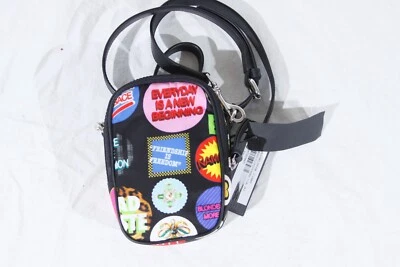 Authentic Versace Men's nylon leather strap  mini bag Made in Italy - Image 1 of 4