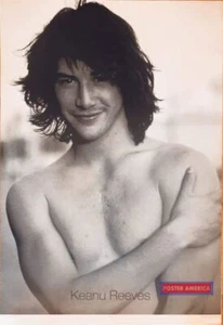 Keanu Reeves Vintage UK Import Poster 23.5 x 34 - Picture 1 of 1