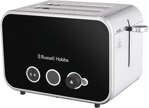 Russell Hobbs Distinctions 2 Slice Black Toaster - Picture 1 of 7