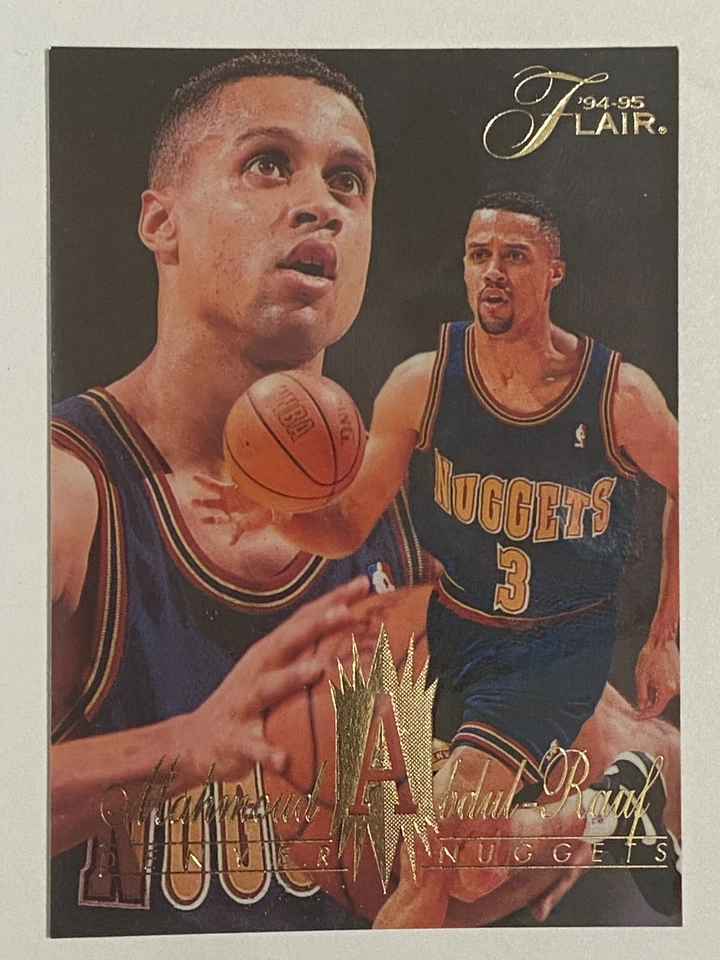 1994-95 Flair #38 Chris Jackson Mahmoud Abdul-Rauf Denver Nuggets - Image 1 of 2