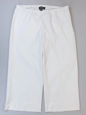 Women's Karen Kane Plus Size White Cropped Pants NEW - Image 1 of 4