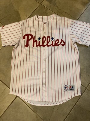 Vtg 2000s Philadelphia Phillies #6 Ryan Howard Majestic Home Jersey Large Sewn - Image 1 of 4