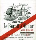 Etiquette de vin Ch&#226;teau Le Bernit d&#39;Almar vin d&#39;Alg&#233;rie