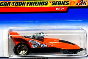 Hot Wheels 1999 Car-Toon Friends Serie Rocky's XT-3 (Arancione) #986 - Foto 1 di 3