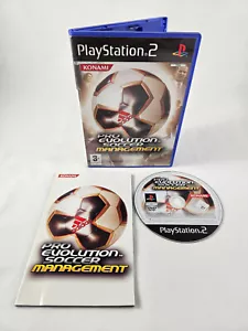 Pro Evolution Soccer Management PlayStation 2 PS2 + Manual Tracked Post (G3) - Imagen 1 de 7