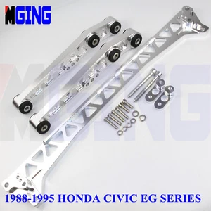 F7 Rear Lower  Control Arm Subframe Brace For Honda Civic 1988-1995 EG Series sl - Picture 1 of 9