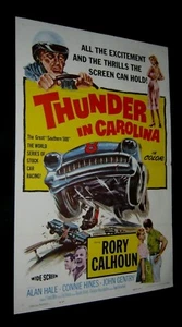 Orig '60 THUNDER IN CAROLINA SOUTHERN 500 Baker Curtis Turner Eubanks Tri-Folded - Picture 1 of 1