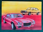 Ford Escort Rs 2000 And Camero Z 28 Poster Advert Approx A4 Size  S