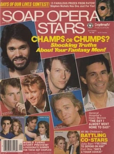 Soap Opera Stars Sept 1986 NATHAN PURDEE-DRAKE HOGESTYN-TRACEY ROSS-JULIA BARR - Picture 1 of 1