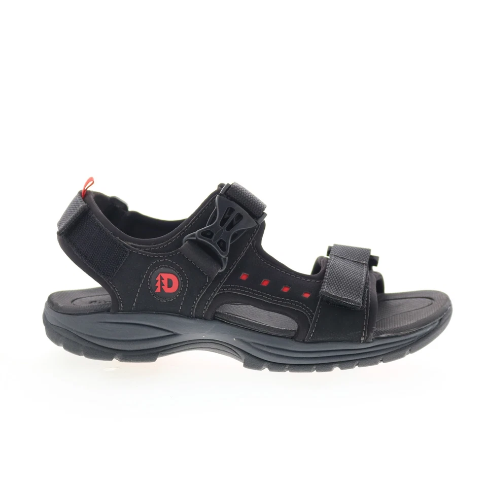 Sandalias deportivas Dunham Nolan Water Friendly CH9116 para hombre de cuero negro zapatos Foto 1 de 4