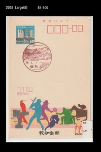 Sports,Baseball,Golf,Rugby,Horse Race,Tennis,Japan Postal Card,PSC - Picture 1 of 1