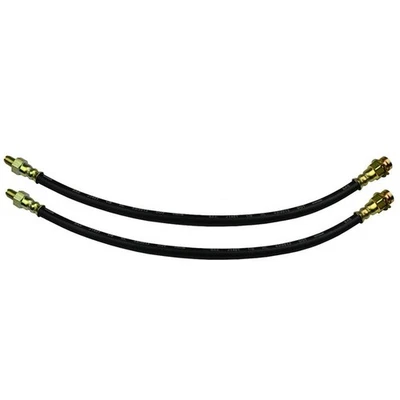 Mangueira de freio de borracha disco dianteiro linha flexível de fábrica 1965-66 Ford Mustang 2 peças - Imagem 1 de 4