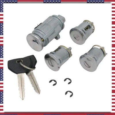Kit de cilindro de encendido y cerradura de puerta para Jeep Wrangler Tj 2002-2006 2,4 L 4,0 L Foto 1 de 4