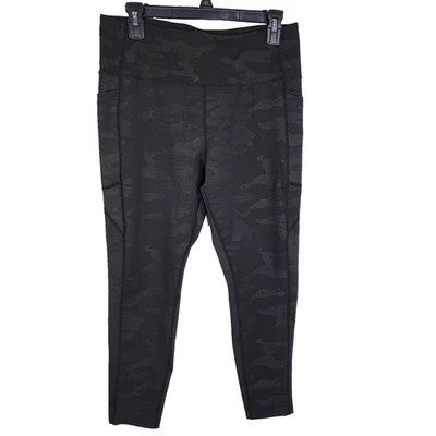 BSP Mejor Rendimiento Deportivo Mujer Leggings Camuflados Talla XL Negro Bolsillos Yoga Foto 1 de 4