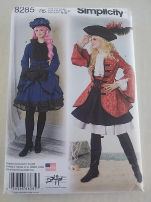 Simplicity 8285 sew Pattern sz 14-22 Costume cosplay 1700's, Lolita ,Steam Punk - Image 1 of 4
