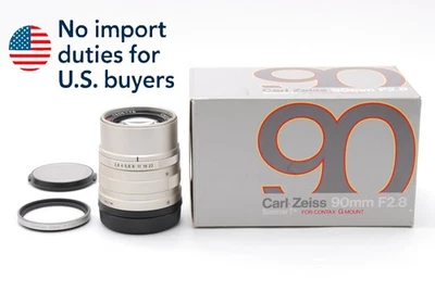 [Casi sin usar en caja] CONTAX Carl Zeiss Sonnar T* 90 mm f/2,8 para lente G1 G2 347 - Imagen 1 de 4