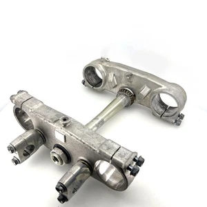 2001 Honda CR-125R OEM Full Triple Tree Clamps Bridge Bearings Stem - Picture 1 of 11
