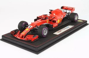 1/18 BBR Ferrari F1 SF71-H Sebastian Vettel Canada 2018 Resin Ultrasoft NEWRare - Picture 1 of 9