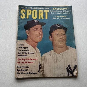 September 1961 Sport Magazine – Mickey Mantle & Joe DiMaggio - Picture 1 of 23
