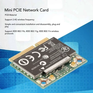 Mini PCIE Network Card 2.4G Wireless Plug And Play Wide Applicability PCB Wi NEW - Afbeelding 1 van 12