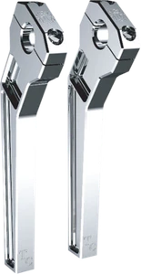 Todd's Cycle 1 1/8" Clamping Pullback Riser 10" Rise Chrome TD-R22-10 - Picture 1 of 1