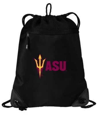 Arizona State Drawstring Backpack ASU Cinch Pack - Mesh & Microfiber - Image 1 of 4