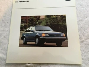 1990 FORD ESCORT PONY LX GT SHOWROOM BROCHURE "NOS" - Picture 1 of 3