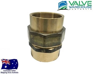 Brass Union - Female x Female - BSP Threaded - 6mm (1/8") - 80mm (3") - Picture 1 of 5