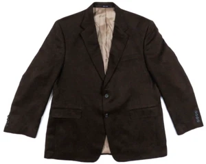 Lauren Ralph Lauren Suede Feel 2 Button Blazer Sport Coat Jacket 44R - Picture 1 of 8