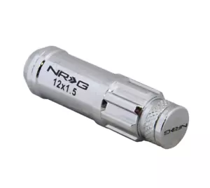 NRG LN-LS700SL-21 - 700 Series M12 X 1.5 Steel Lug Nut w/Dust Cap Cover Set 21 P - Picture 1 of 5