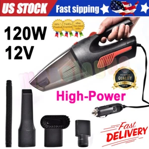 12V 120W Portable Car Wet Dry Handheld Duster Vacuum Cleaner Universal Mini - Picture 1 of 26