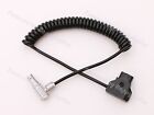 D-Tap DTap to 0B 6pin Male Coiled Power Cable Right Angle for DJI Focus Motor