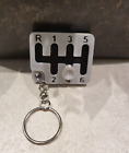 6 Speed Shifter Keychain Fidget Toy Gear Shift Keyring Car Enthusiast Gift