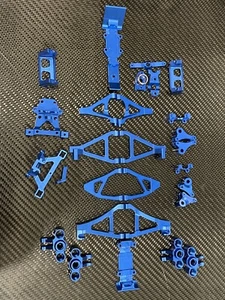 Full set F&R Aluminum Parts Arm Tower Hub Steering Set for Traxxas 1/16 Slash - Picture 1 of 6