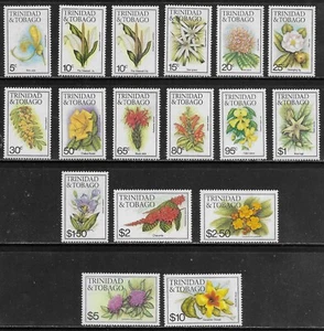 Trinidad & Tobago Scott # 392 - 407 MNH - Picture 1 of 1