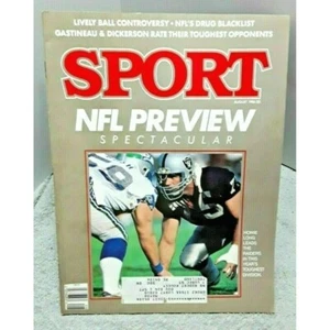 Sport Magazine August 1986 Howie Long Los Angeles Raiders - Picture 1 of 1