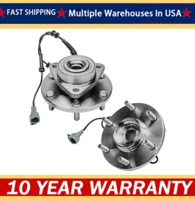 Par de bujes de cojinete de rueda delantera para Nissan Armada Titan Infiniti QX56 H3 2004-2007 Foto 1 de 4