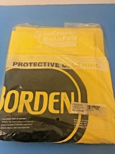 Protective Clothing PVC RAIN 0.35MM Yel PVC/Poly 2 PC Raincoat. Size XXL NEW - Picture 1 of 7