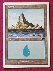 Magic The Gathering 6TH EDITION ISLAND 335 land card MTG - Picture 1 of 2