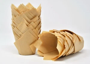 Bakery Direct Caramel Tulip Muffin Wraps / Cake Cases FREE P&P - Picture 1 of 2