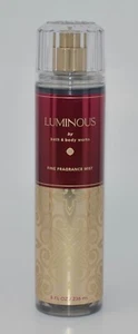 1 BATH & BODY WORKS LUMINOUS FINE FRAGRANCE MIST SPRAY 8 OZ LARGE CURRANT IRIS - Picture 1 of 5