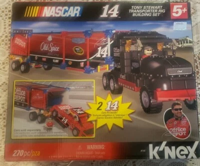 NUEVO K'NEX NASCAR Juego de Construcción: #14 Tony Stewart Racing Transporter Rig 270 piezas*  Foto 1 de 4
