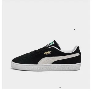 Size 11.5 - PUMA Suede Classic 21 Black White - Picture 1 of 5