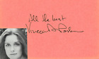 Viveca Parker Signed Auto 3x5 Index Card Knightrider